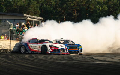 Dwóch Polaków na podium klasyfikacji Drift Masters przed rundą na Łotwie.