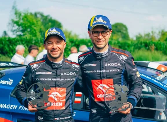 Marczyk i Gospodarczyk na podium Rali Ceredigion